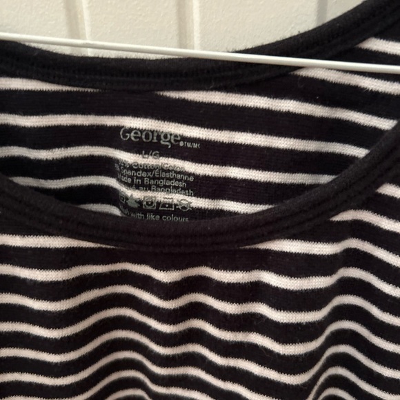 Nautical striped George tank - Picture 3 of 4